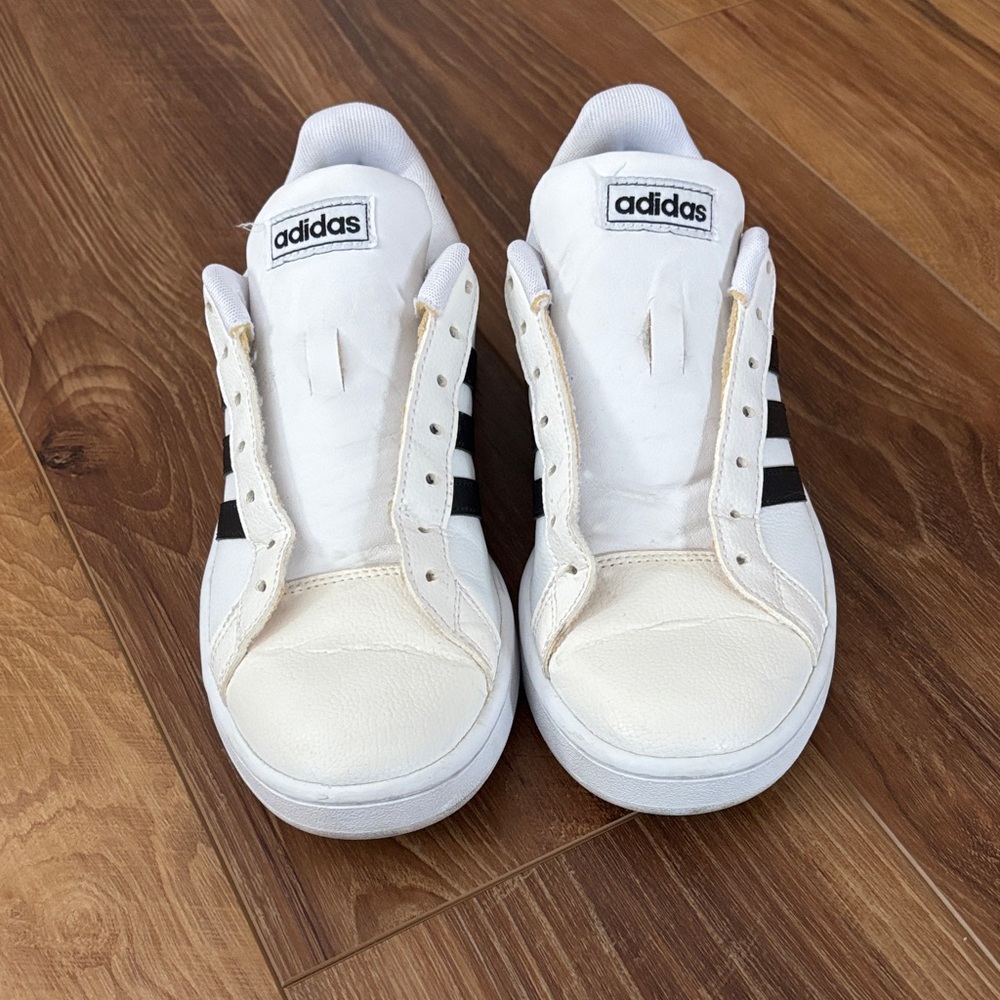 2/$22🌼 Adidas Grand Court Sneakers with Classic White and Black - Picture 2 of 14